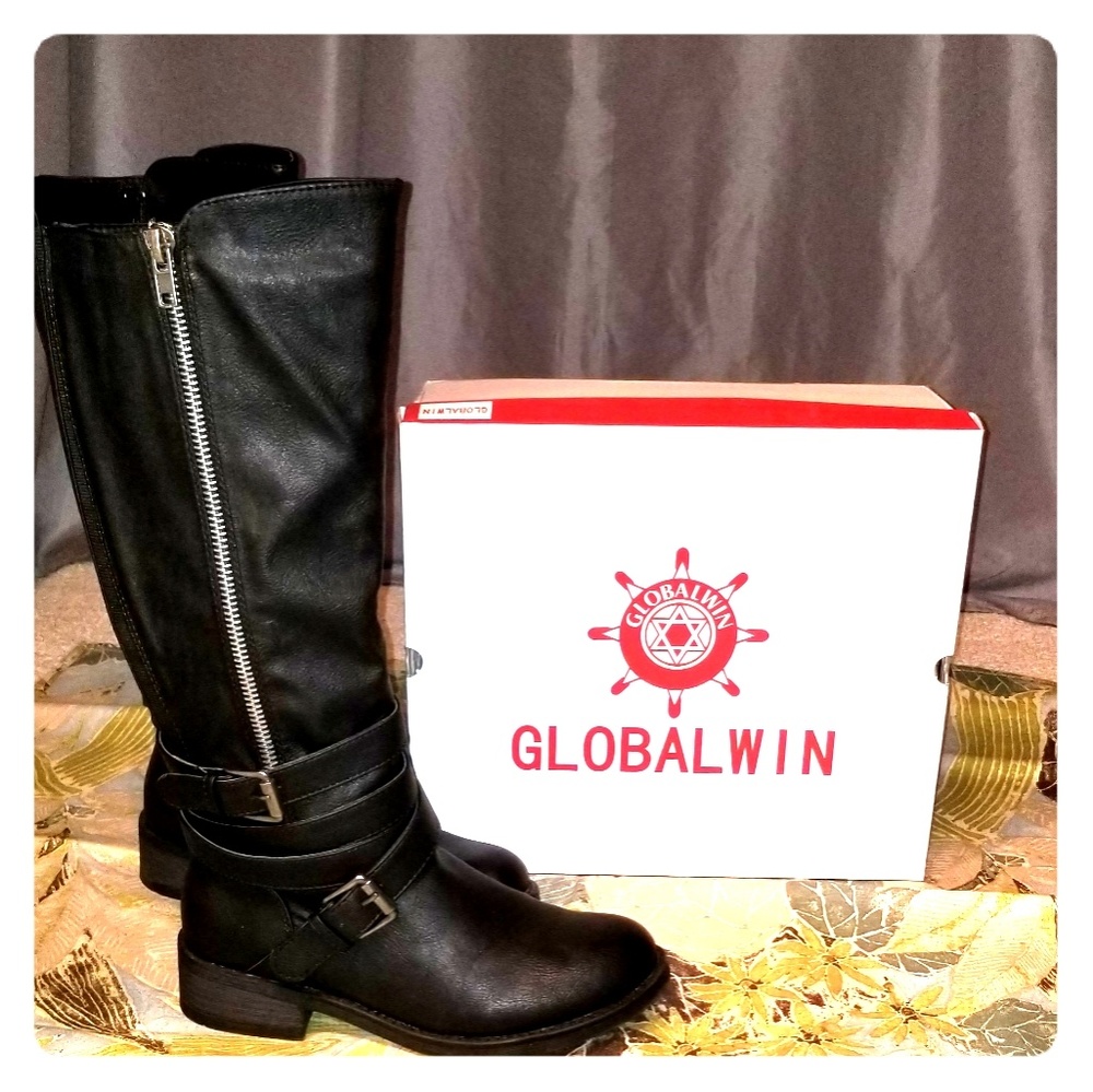 👢Black Mid-Calf Riding Boots👢